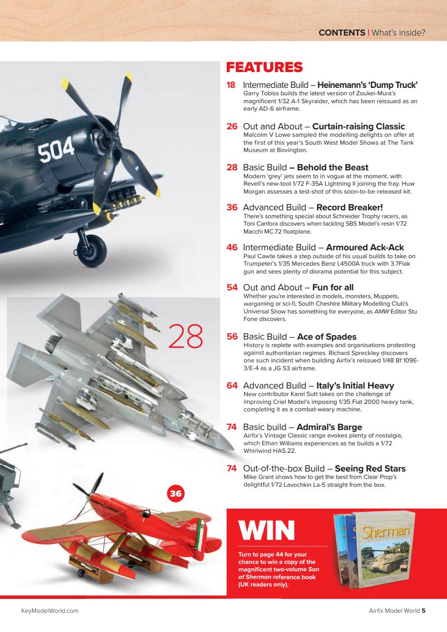 Airfix Model World Preview Pages