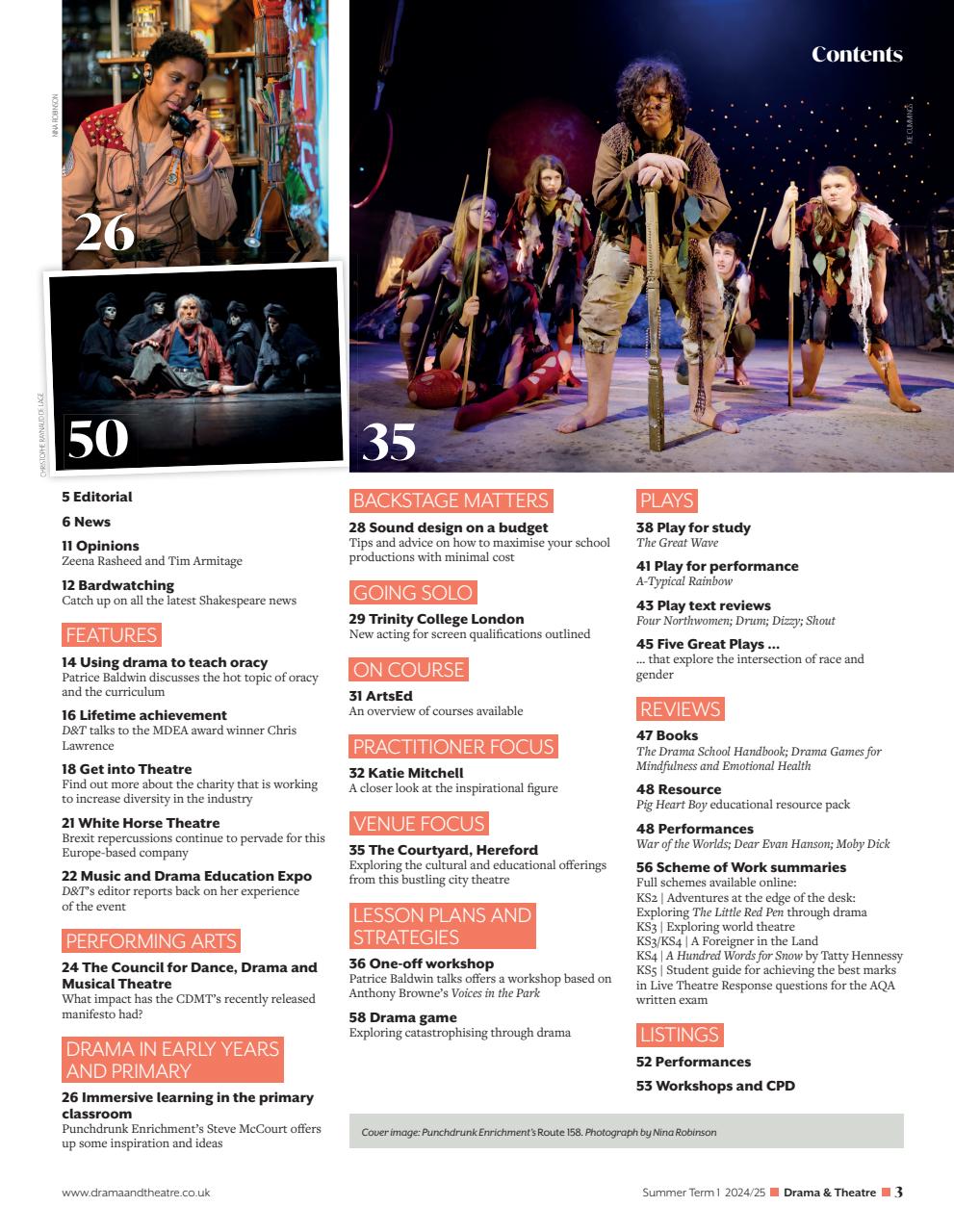 Drama and Theatre Preview Pages