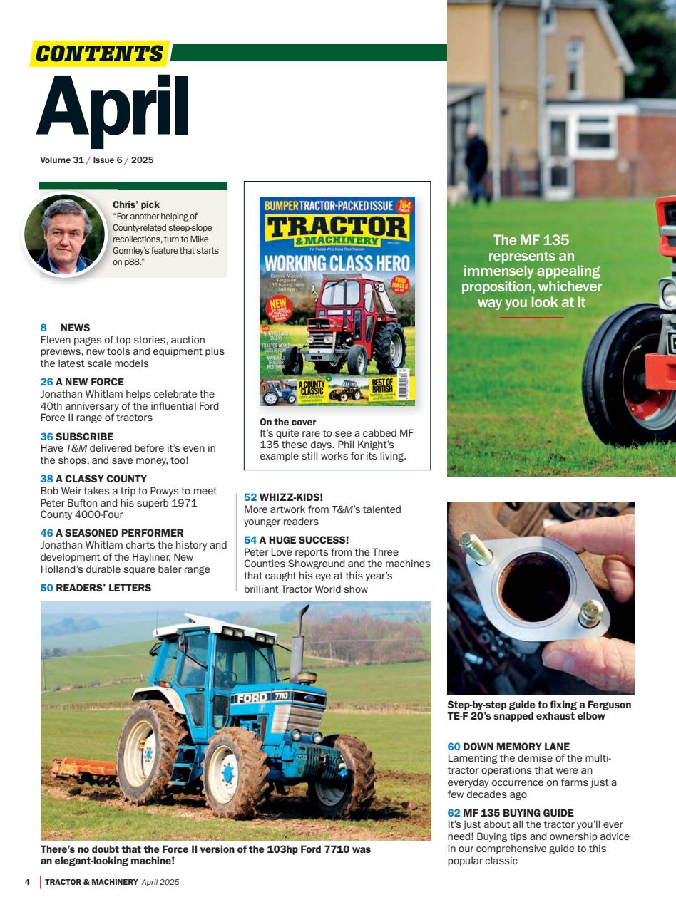 Tractor & Machinery Preview Pages