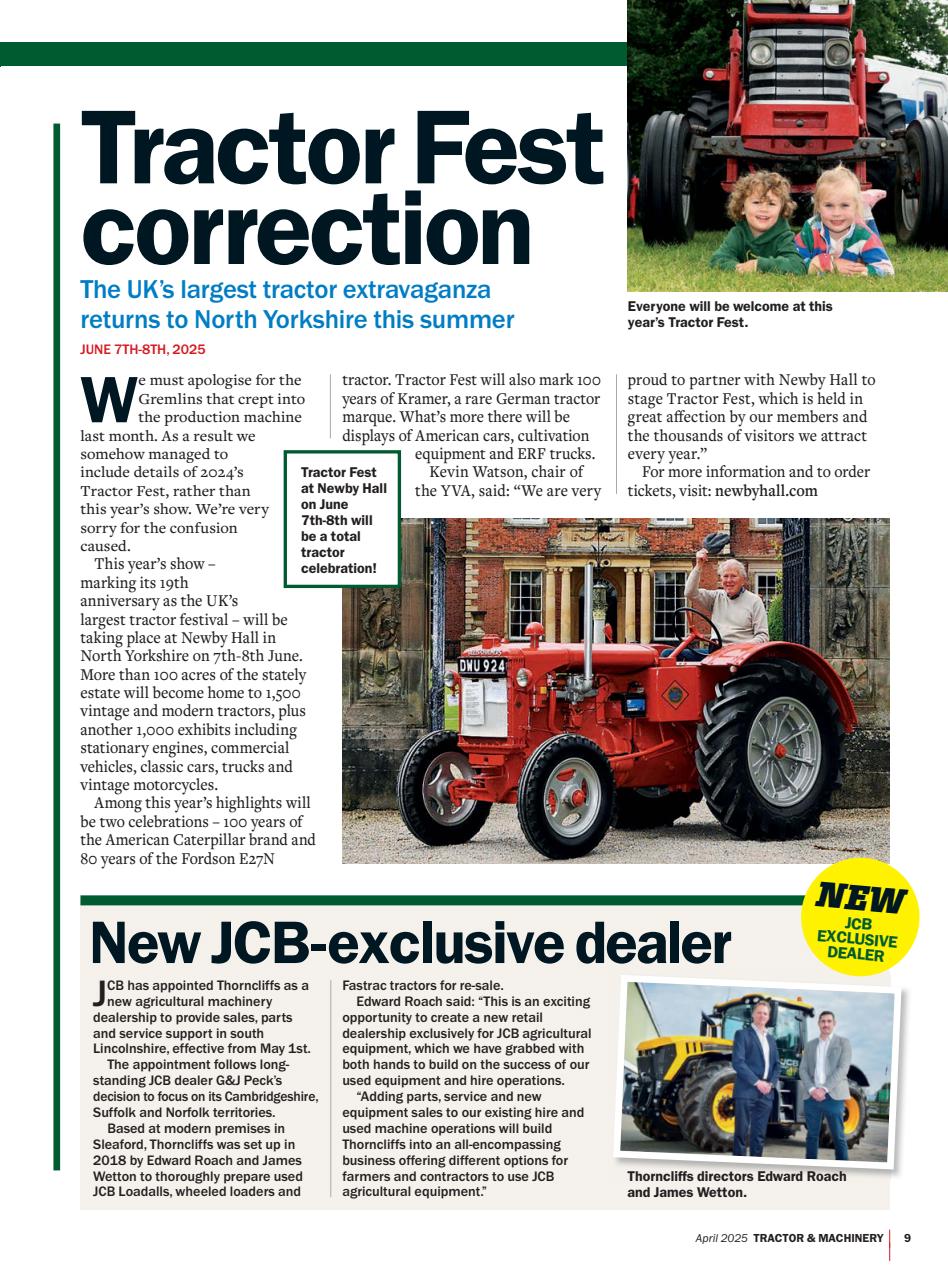 Tractor & Machinery Preview Pages