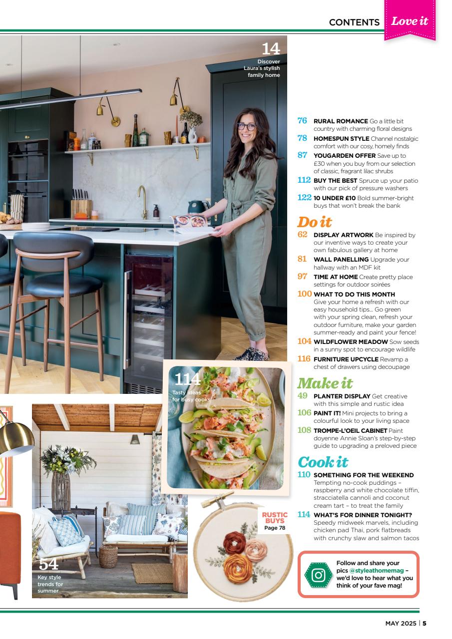 Style at Home Preview Pages