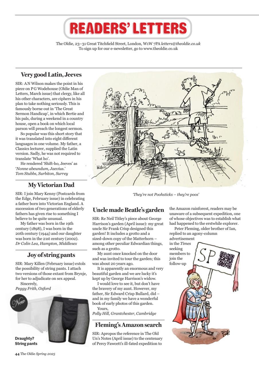 The Oldie Preview Pages