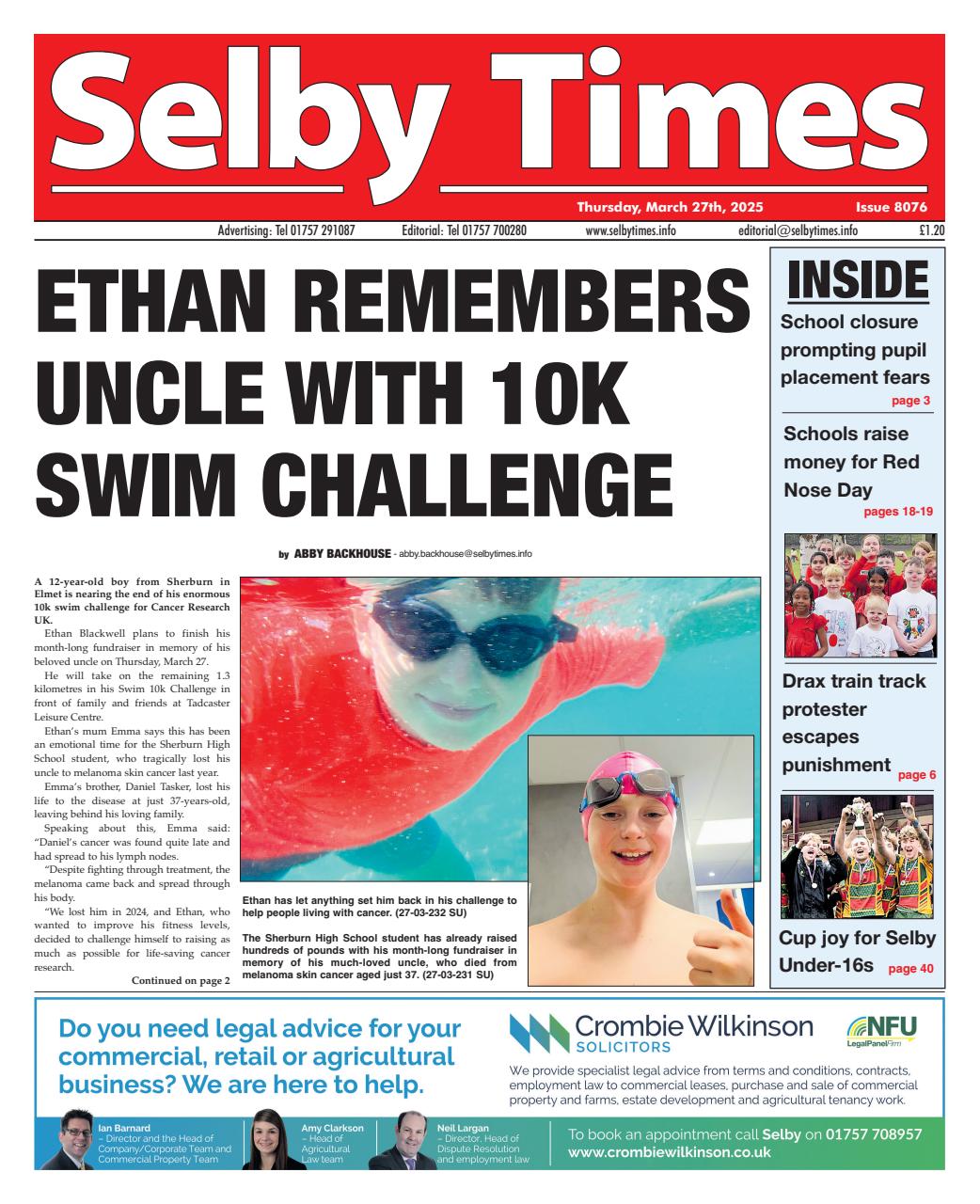 Selby Times Preview Pages