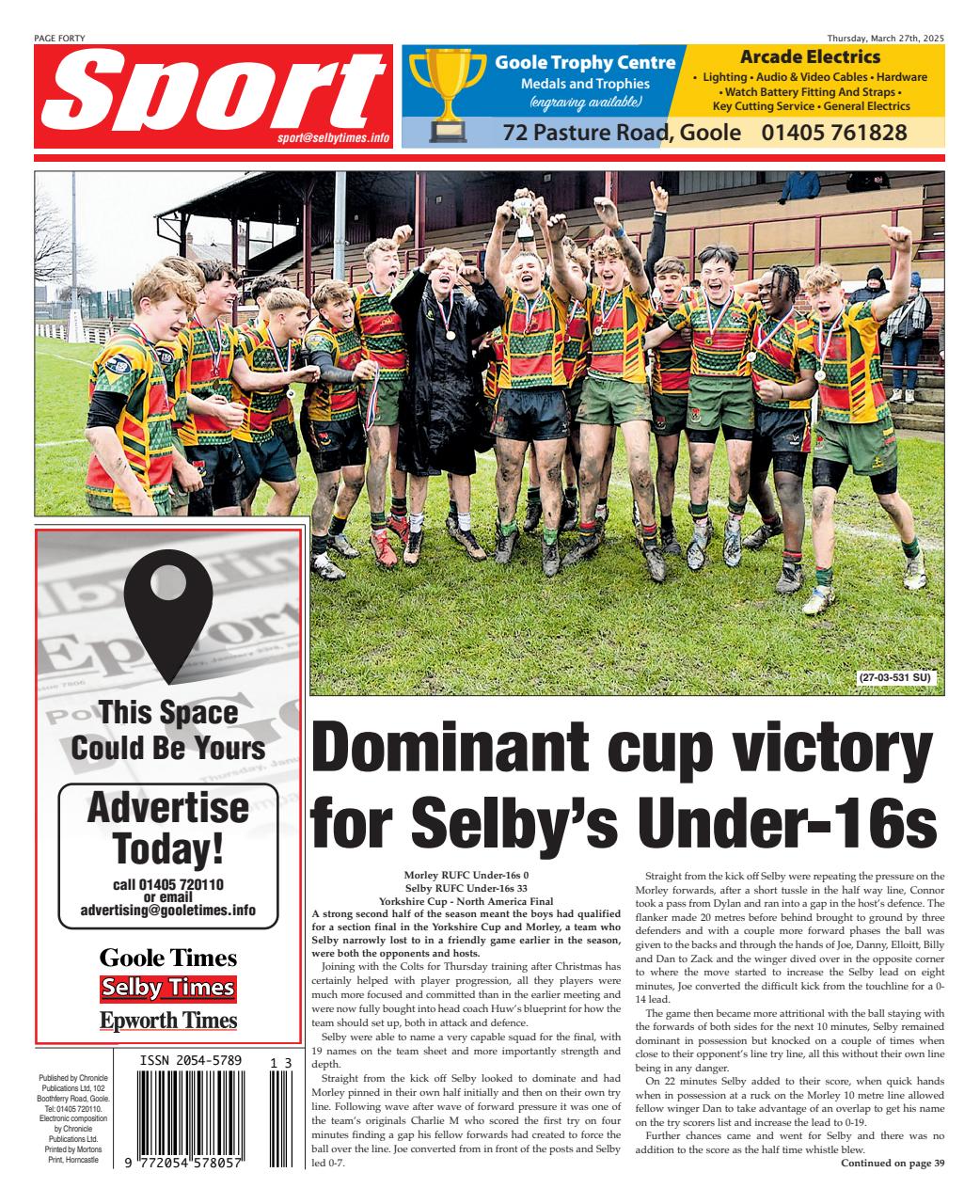 Selby Times Preview Pages