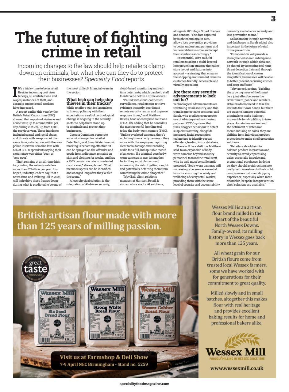 Speciality Food Preview Pages