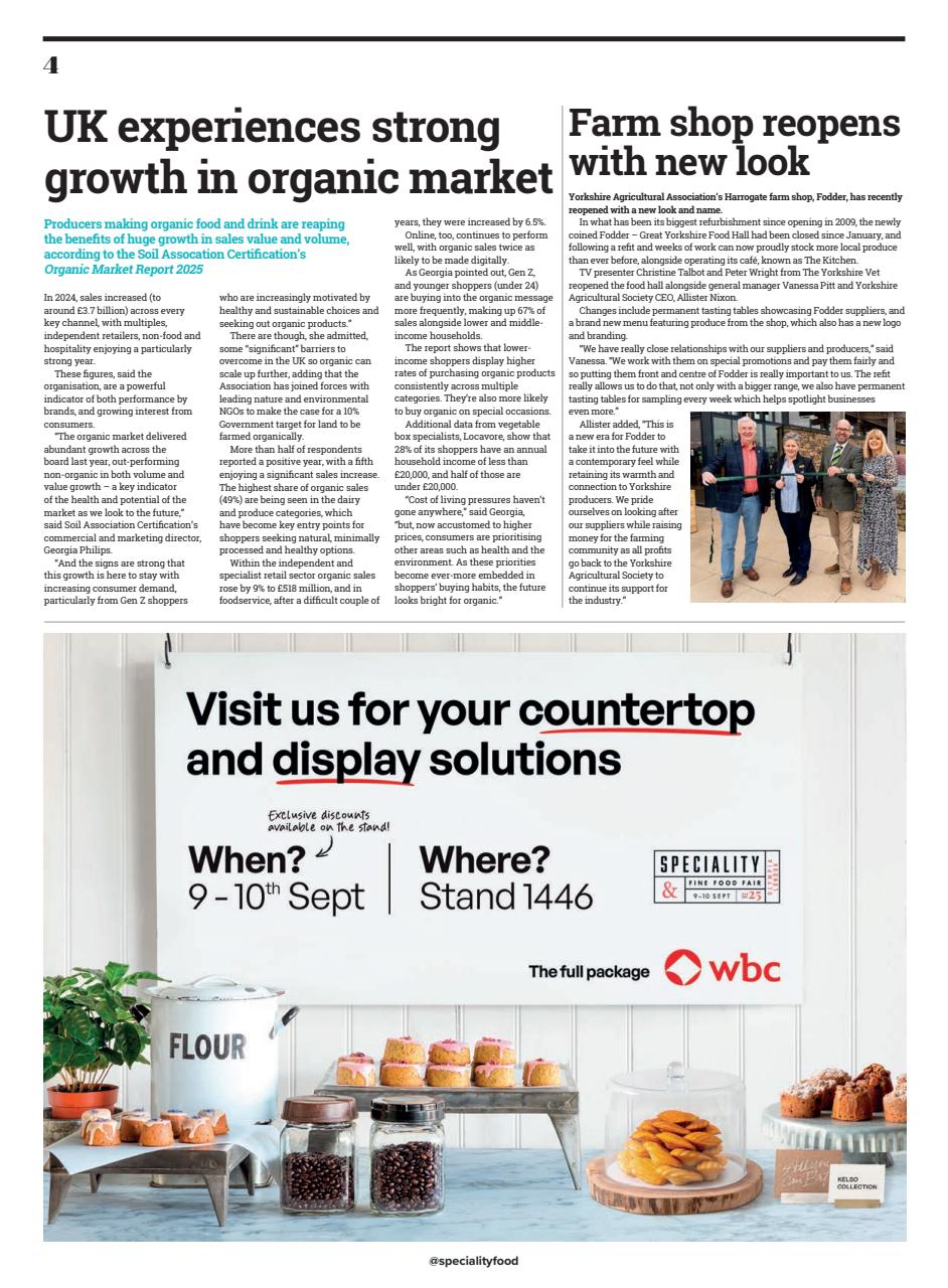 Speciality Food Preview Pages