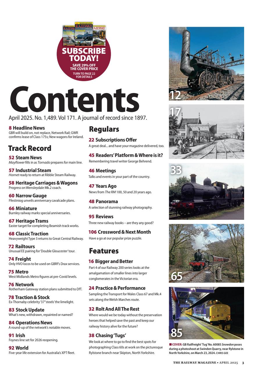 Railway Magazine Preview Pages