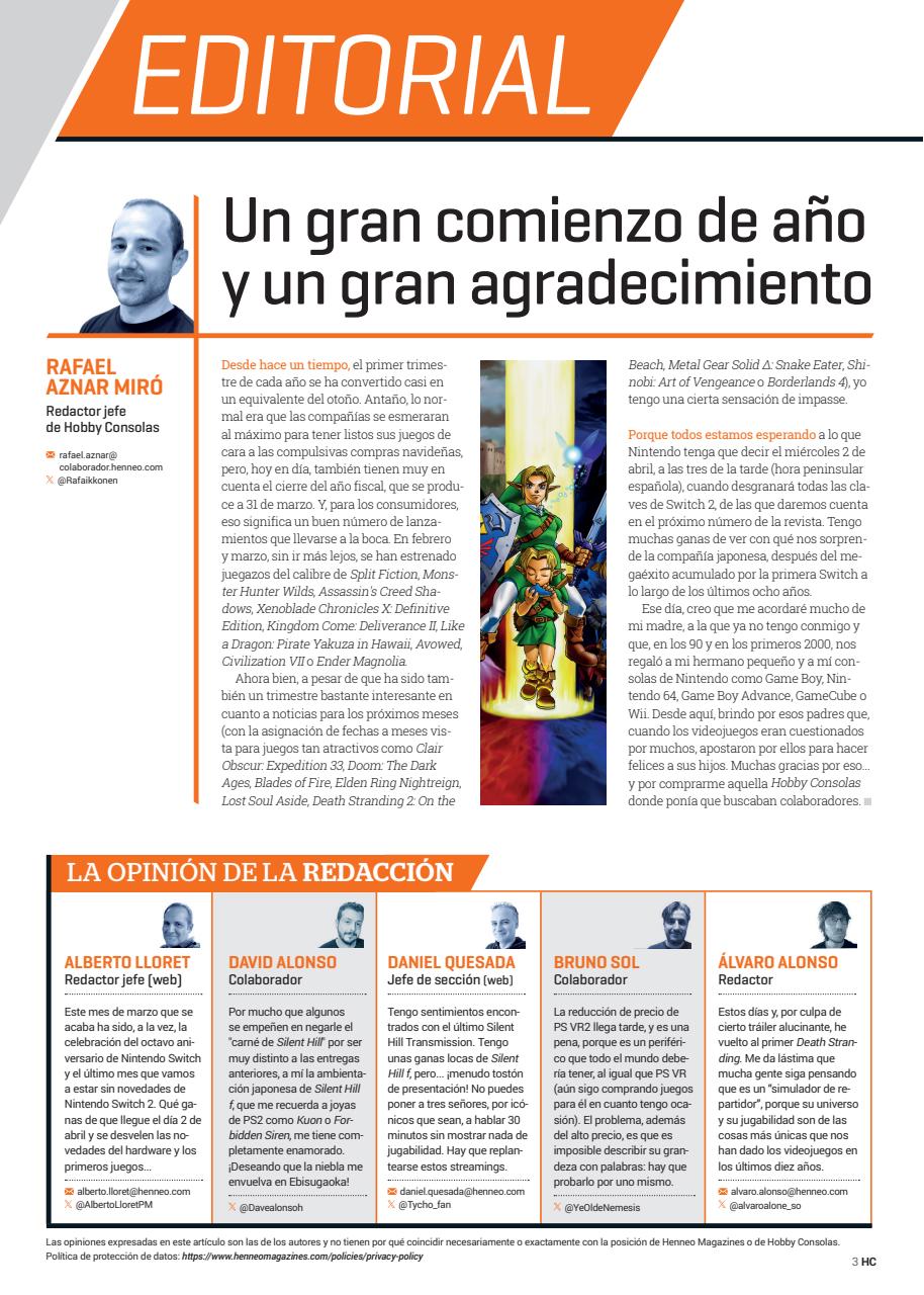 Hobby Consolas Preview Pages