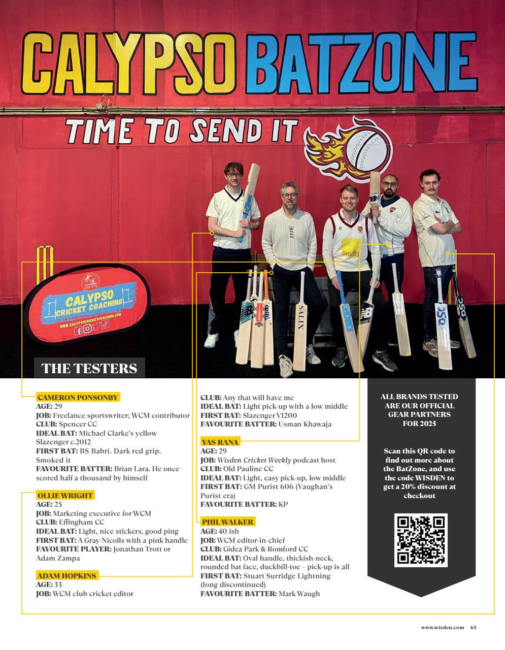 Wisden Cricket Monthly Preview Pages