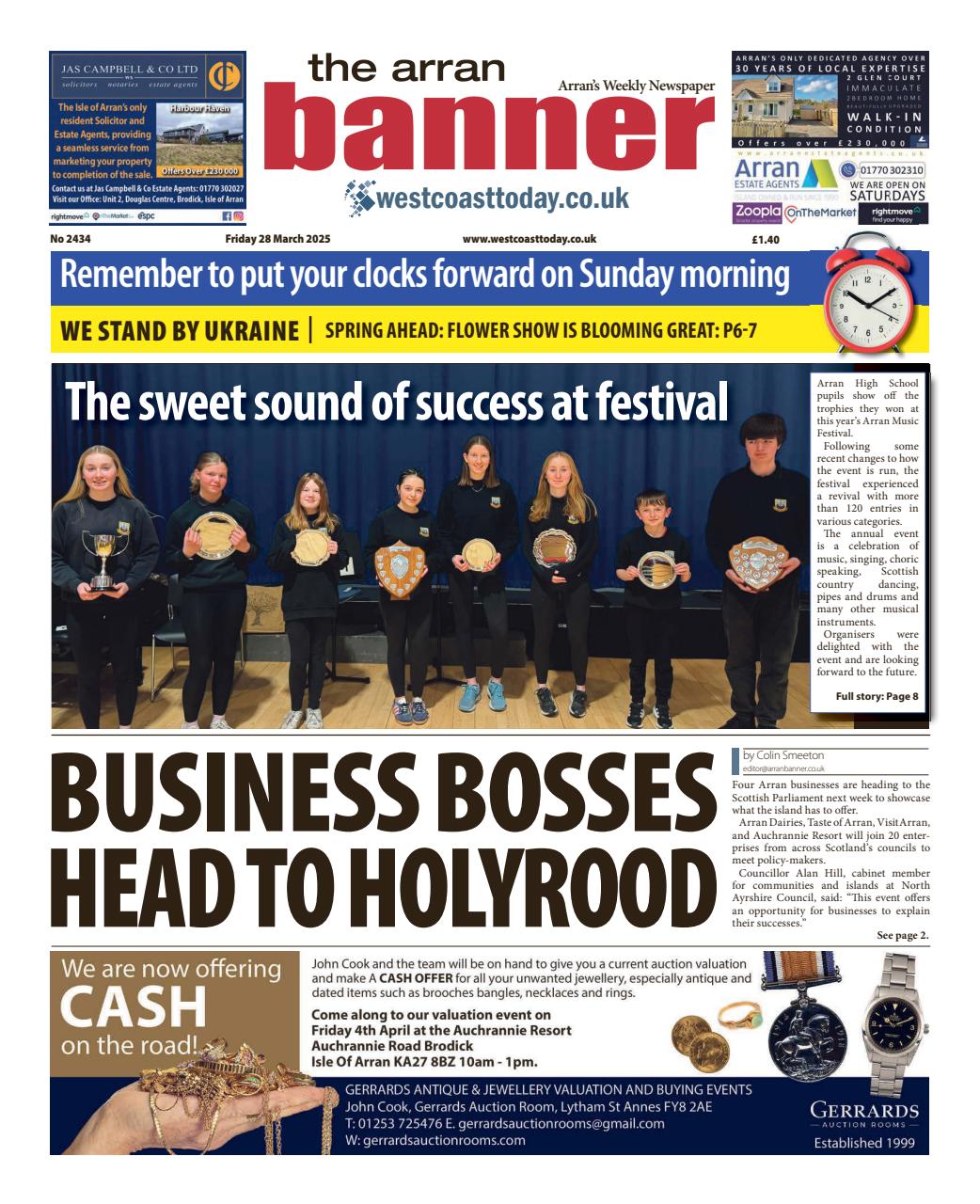 Arran Banner Preview Pages