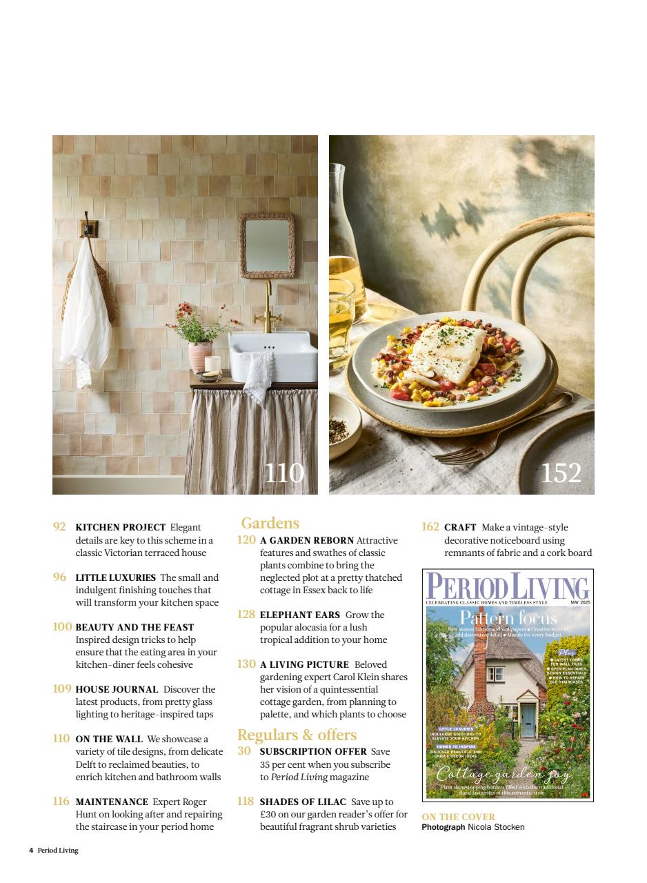 Period Living Magazine Preview Pages