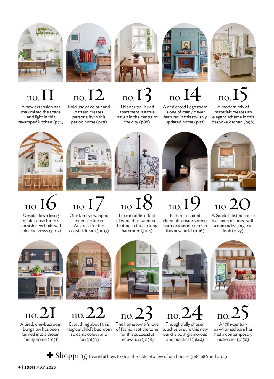 25 Beautiful Homes Preview Pages