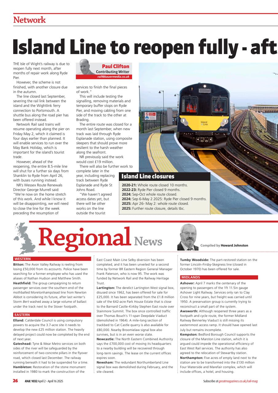 Rail Preview Pages