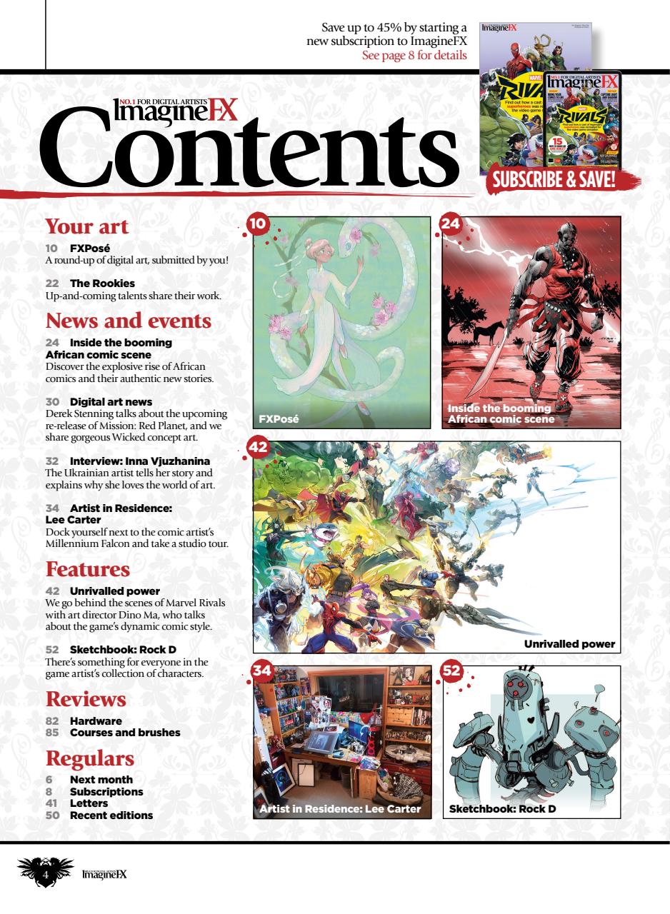 ImagineFX Preview Pages