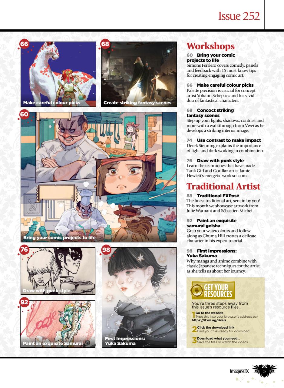 ImagineFX Preview Pages
