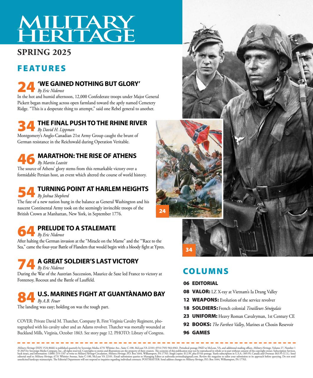 Military Heritage Preview Pages