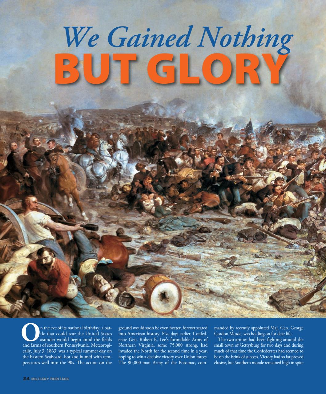 Military Heritage Preview Pages