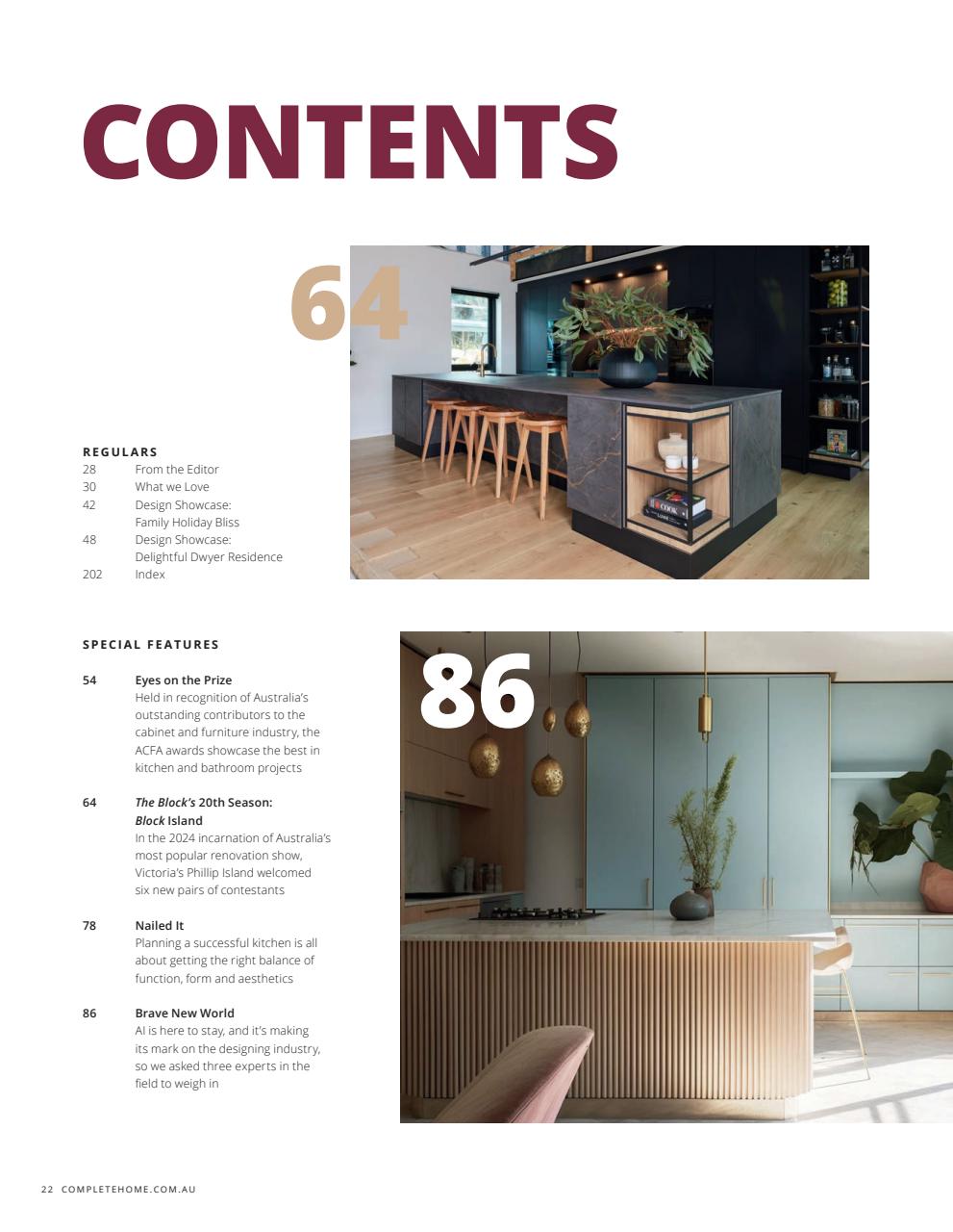 Kitchens & Bathrooms Quarterly Preview Pages