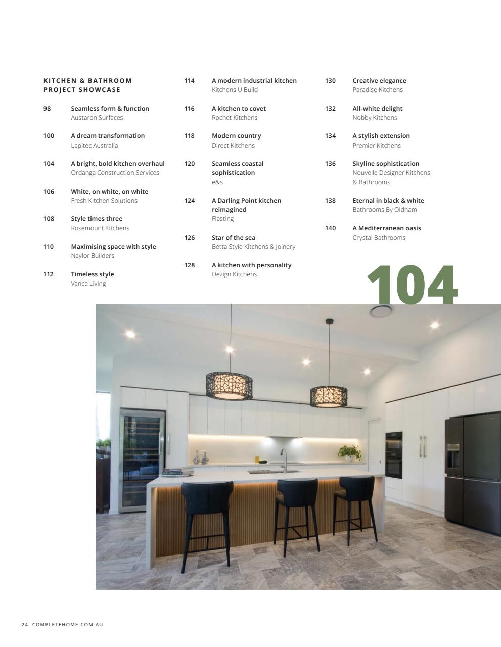 Kitchens & Bathrooms Quarterly Preview Pages