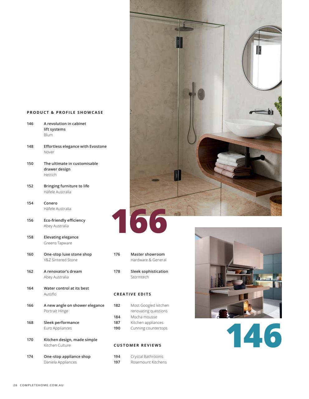 Kitchens & Bathrooms Quarterly Preview Pages