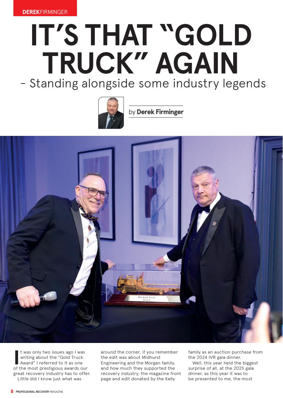 Professional Recovery Magazine Preview Pages