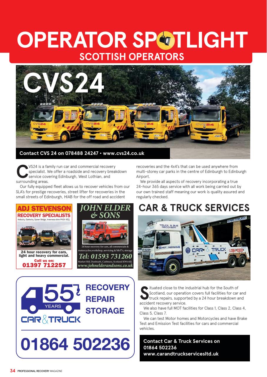 Professional Recovery Magazine Preview Pages