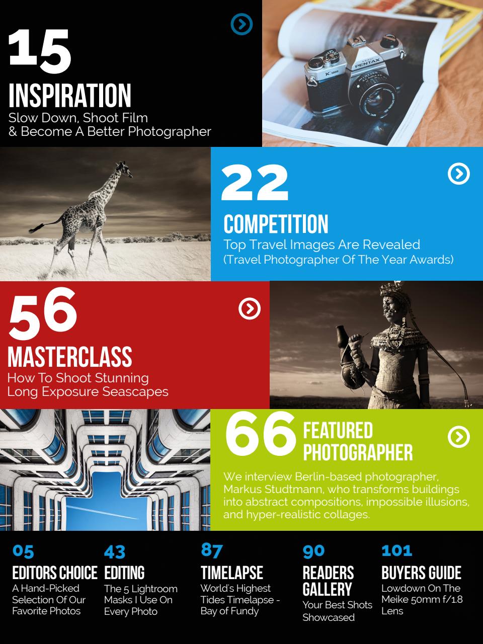 Photography Masterclass Magazine Preview Pages