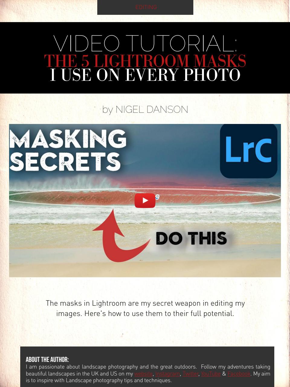 Photography Masterclass Magazine Preview Pages