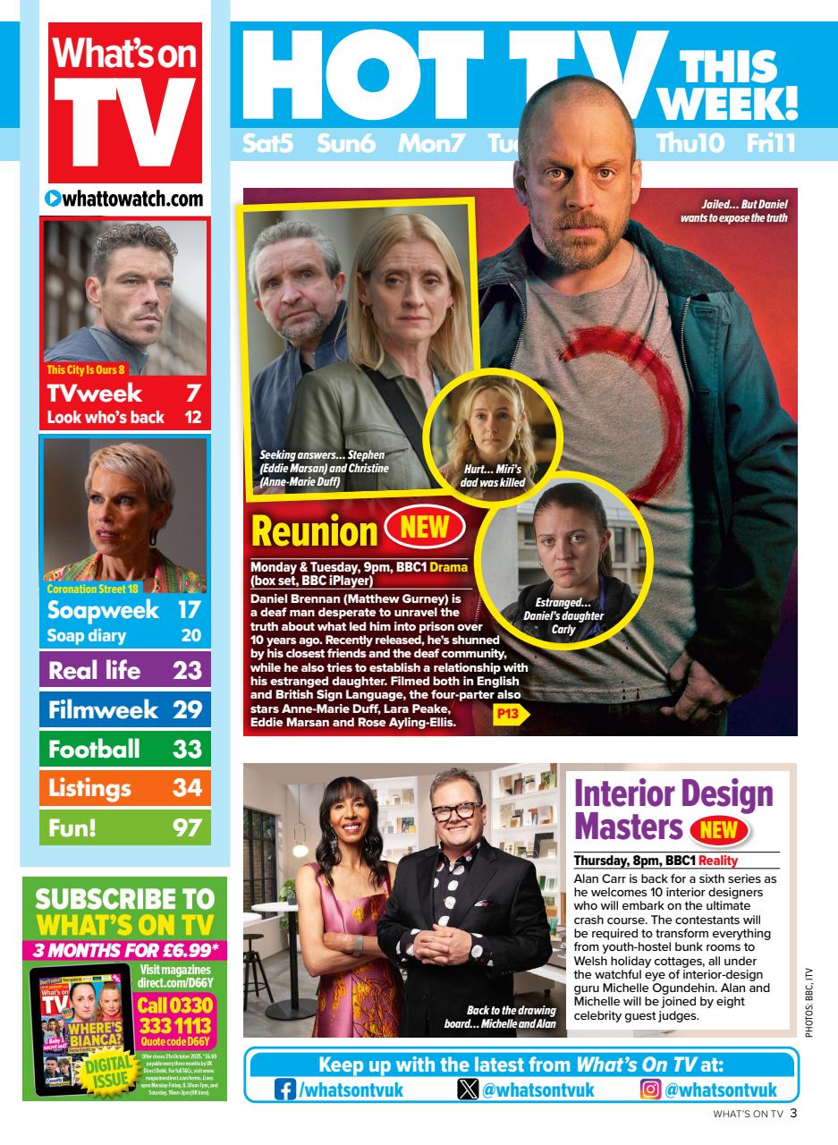 What's on TV Preview Pages
