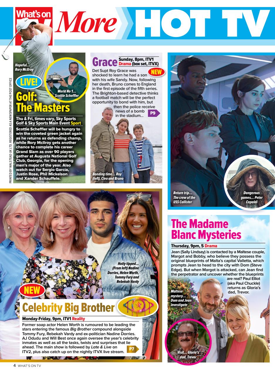 What's on TV Preview Pages