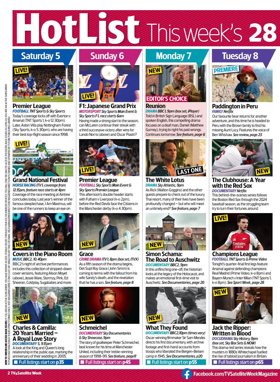TV & Satellite Week Preview Pages