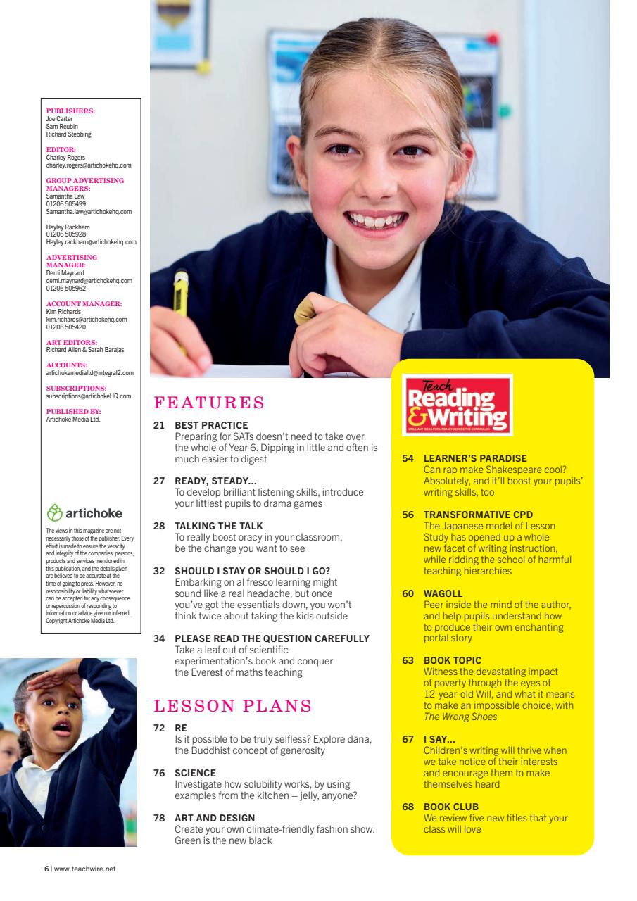 Teach Primary Preview Pages