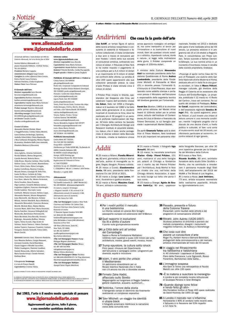 Il Giornale Dell’Arte Preview Pages
