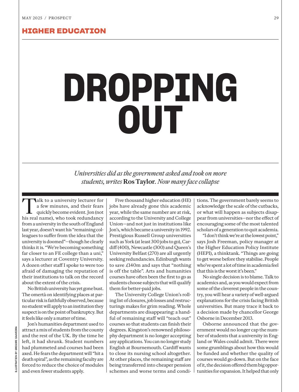 Prospect Magazine Preview Pages