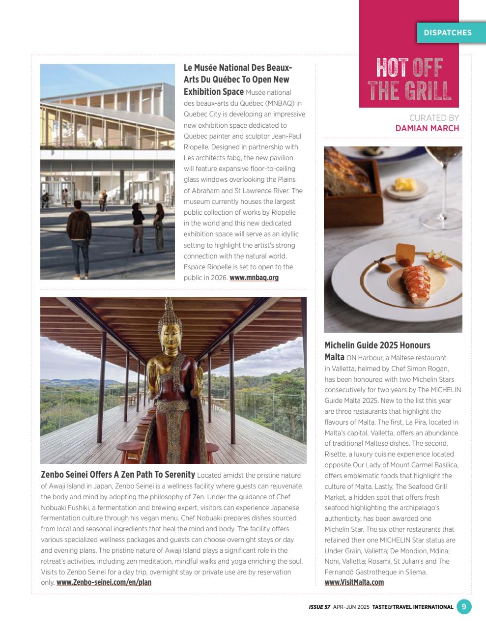 Taste & Travel International Preview Pages