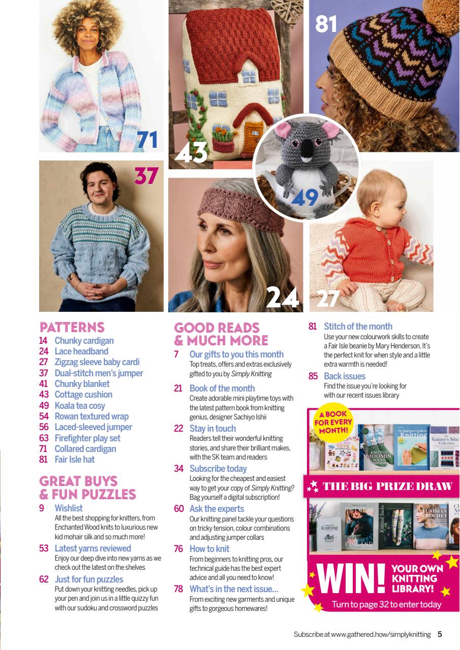 Simply Knitting Preview Pages