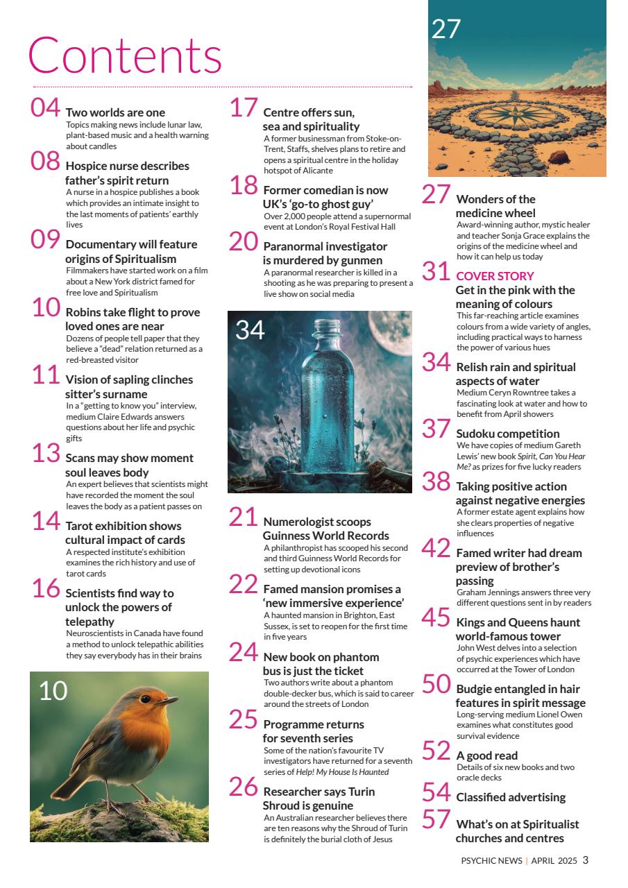 Psychic News Preview Pages