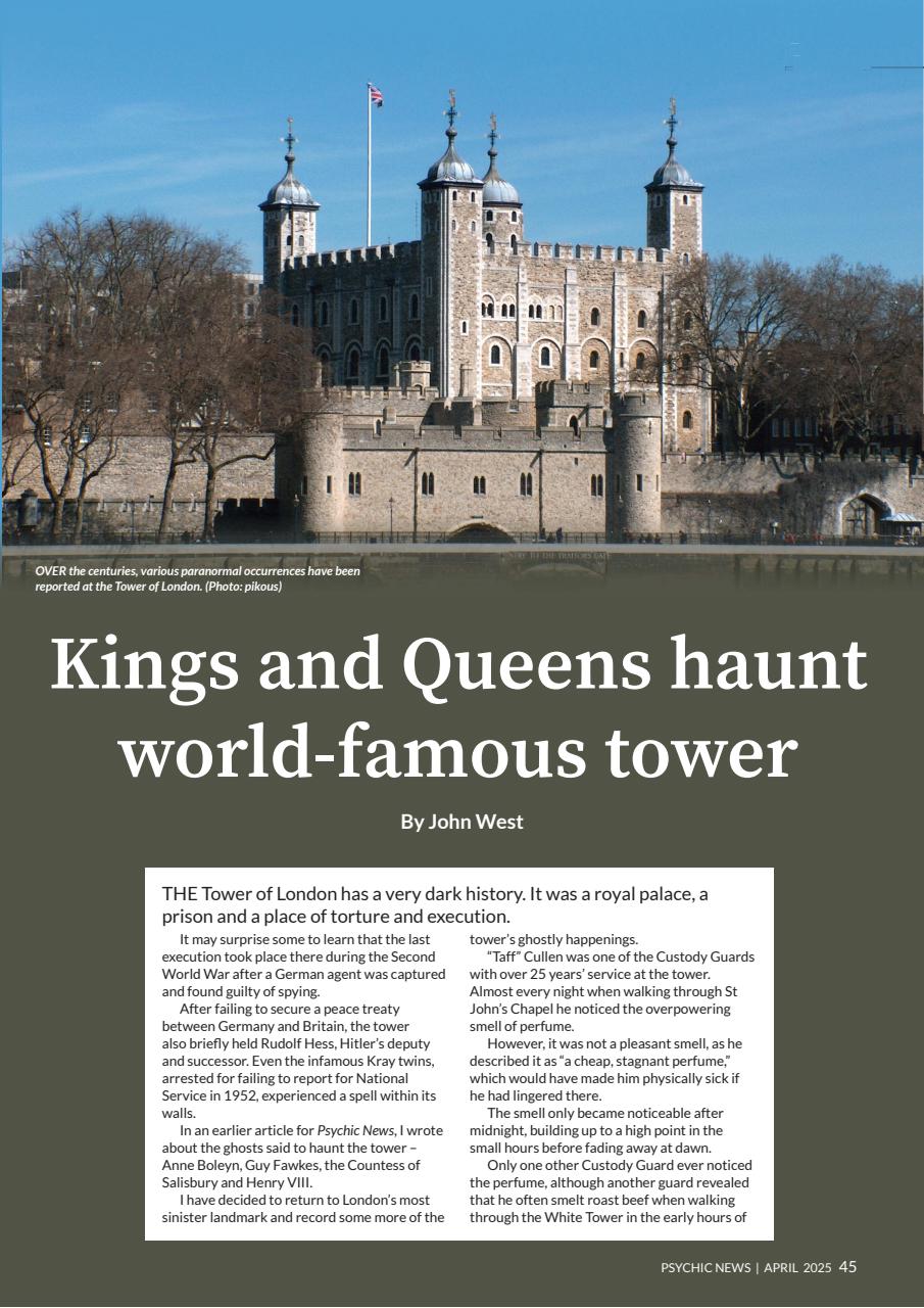 Psychic News Preview Pages