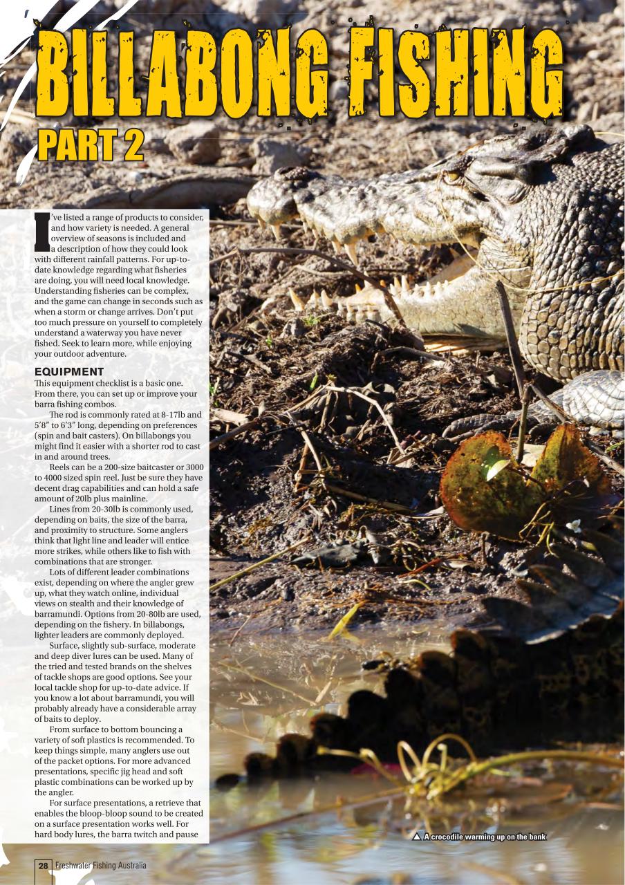 Freshwater Fishing Australia Preview Pages