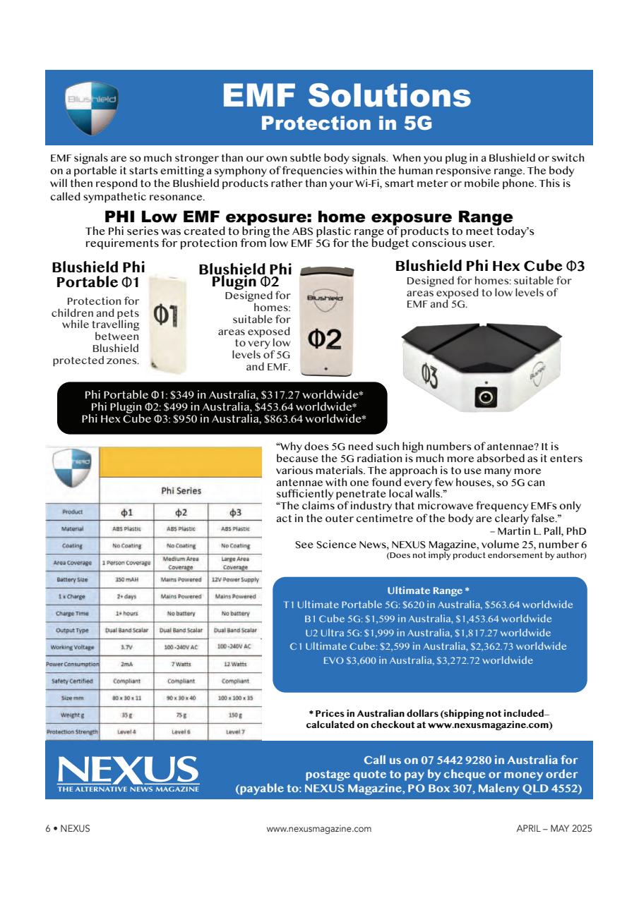 Nexus Magazine Preview Pages