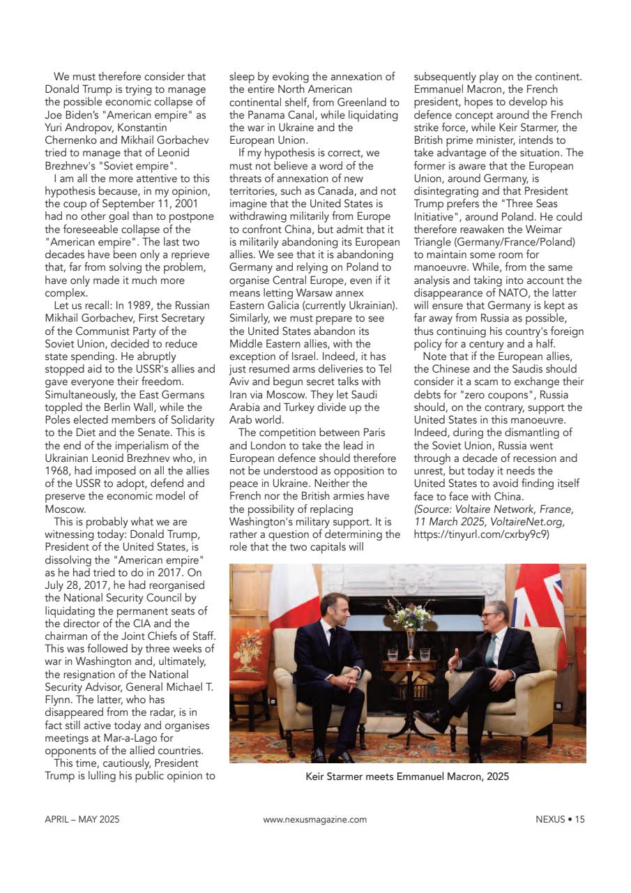 Nexus Magazine Preview Pages