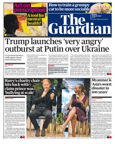 The Guardian Newspaper issue Monday, 31 March 2025