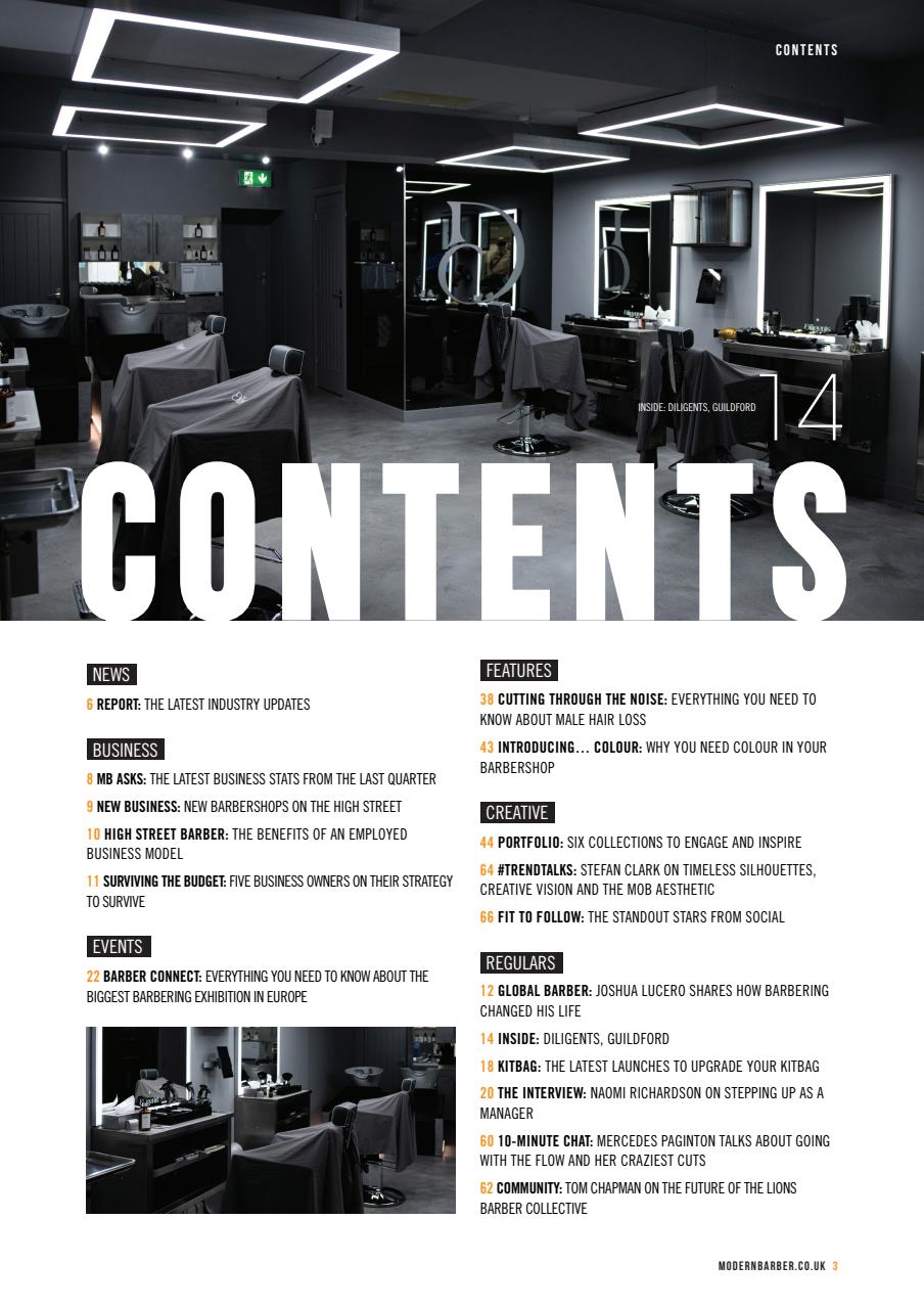 Modern Barber Preview Pages