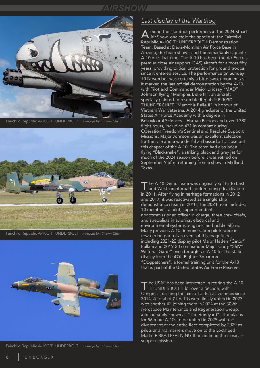 CHECKSIX - The Military Aviation Journal Preview Pages