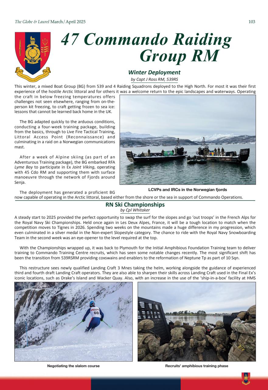 Globe & Laurel Preview Pages