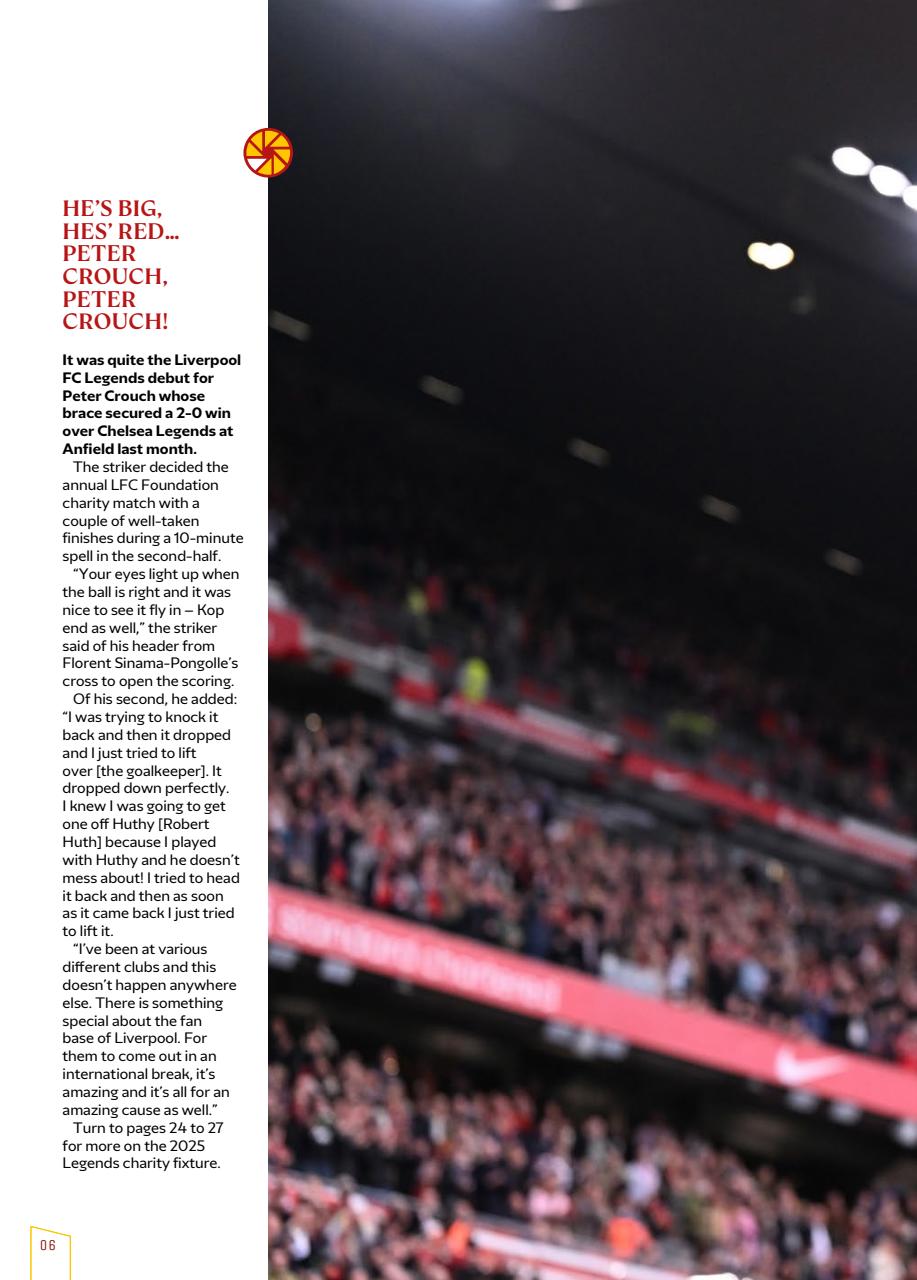 Liverpool FC Programmes Preview Pages