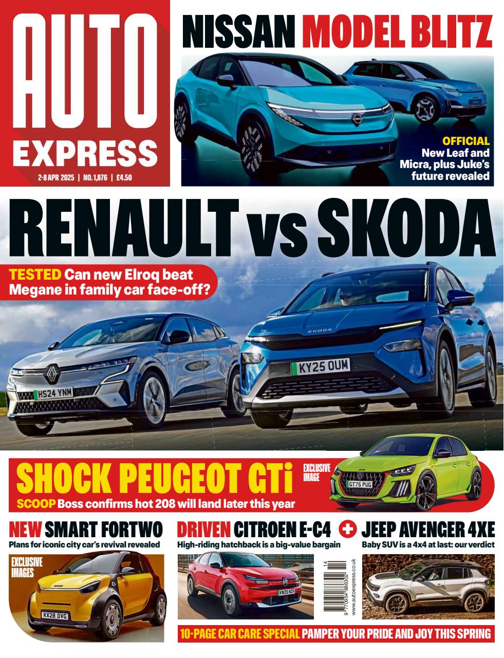 Auto Express Preview Pages
