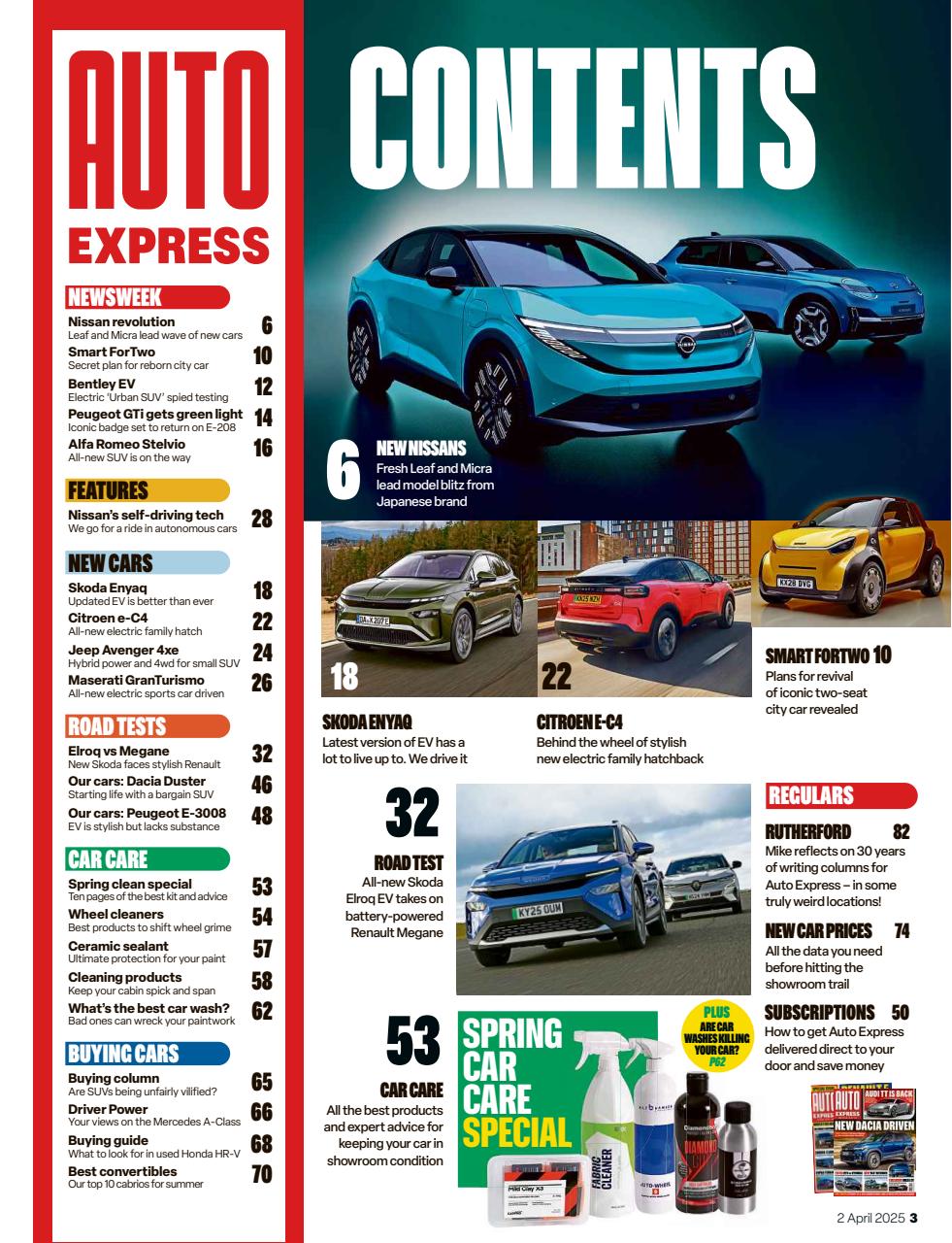 Auto Express Preview Pages