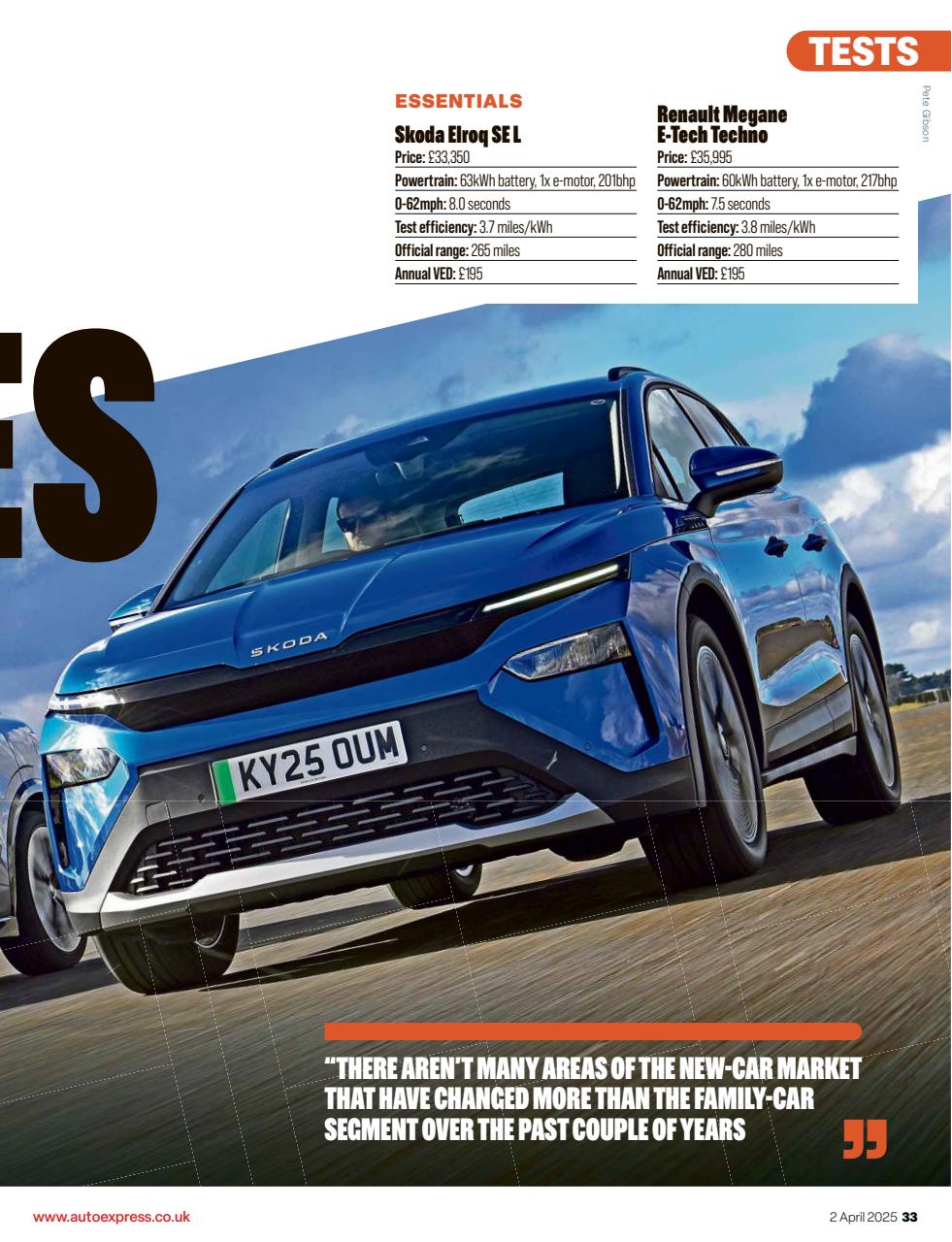 Auto Express Preview Pages