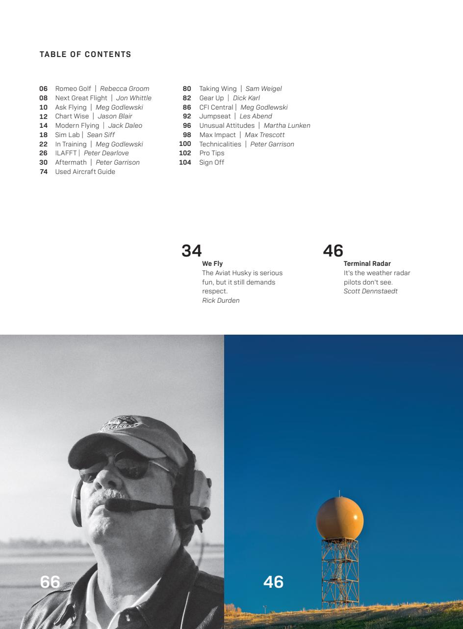 FLYING Magazine Preview Pages